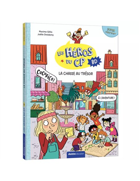 Les héros du cp en bd - Super débutant - La chasse au trésor