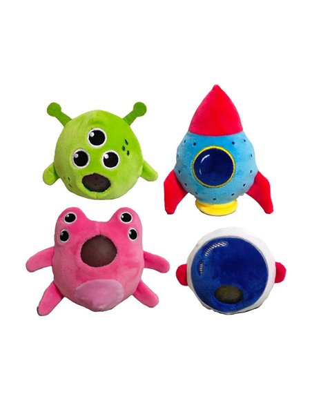 Jouet Peluché à presser Queasy Squeezies Space Cadets - Patrouilleur de l'espace