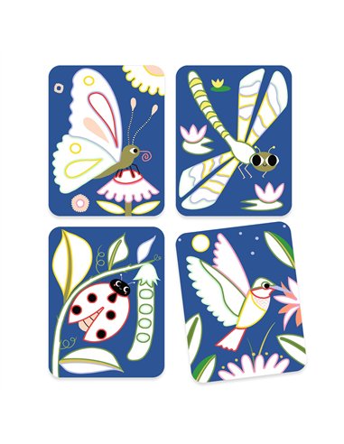 PEINTURE DES PETITS - Peinture à la palette - Les petites bêtes - Djeco