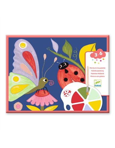 PEINTURE DES PETITS - Peinture à la palette - Les petites bêtes - Djeco