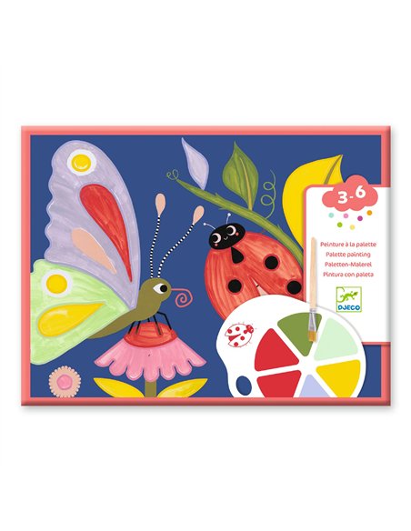 PEINTURE DES PETITS - Peinture à la palette - Les petites bêtes - Djeco