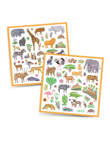 STICKERS PAPIER - Kenya - djeco