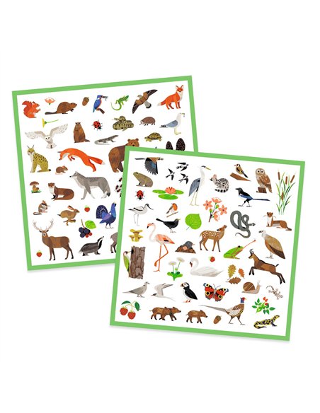 STICKERS PAPIER - FAUNE - Djeco