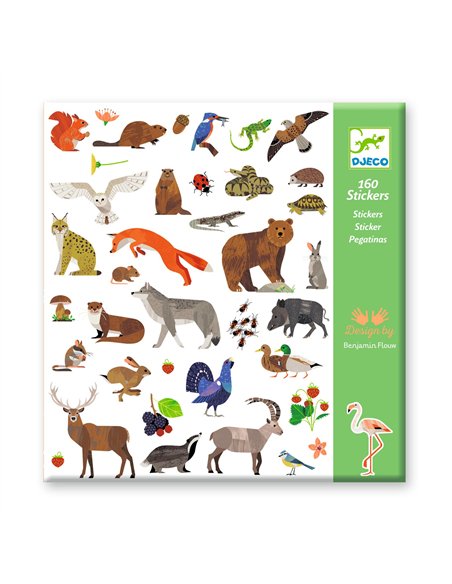STICKERS PAPIER - FAUNE - Djeco