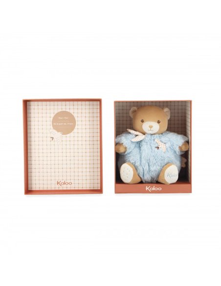 PATAPOUF OURS BLEU 17CM - Kaloo