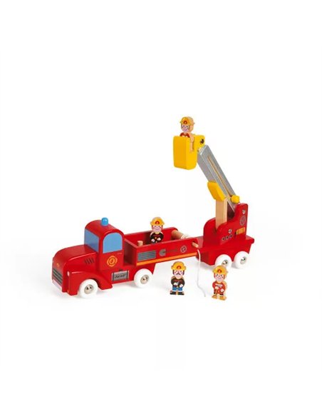 CAMION DE POMPIERS GEANT STORY - Janod