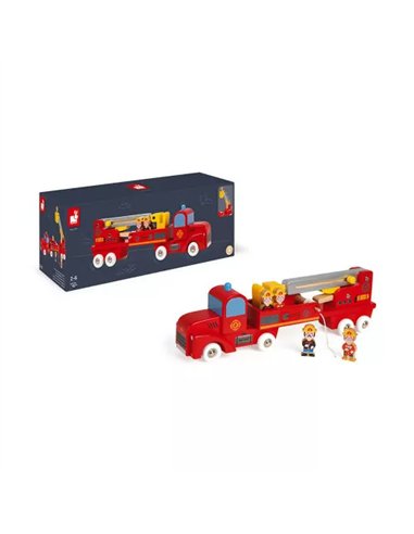CAMION DE POMPIERS GEANT STORY - Janod