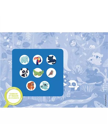 Puzzle cherche et trouve des tout-petits - Les animaux - Auzou