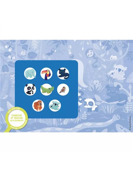 Puzzle cherche et trouve des tout-petits - Les animaux - Auzou