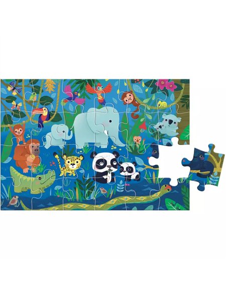 Puzzle cherche et trouve des tout-petits - Les animaux - Auzou