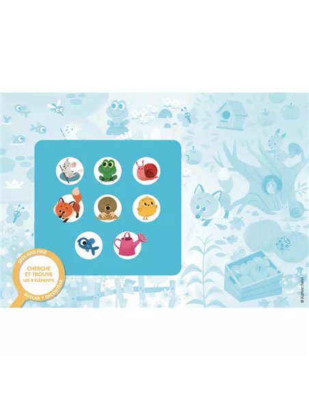 Puzzle cherche et trouve des tout-petits - Les couleurs - Auzou
