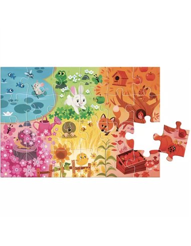 Puzzle cherche et trouve des tout-petits - Les couleurs - Auzou