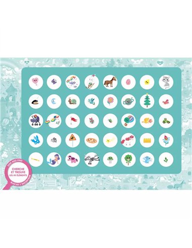 Puzzle cherche et trouve - Licornes - Auzou