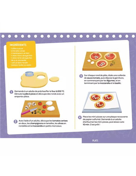 P'tit loup - Mes recettes en famille - Auzou
