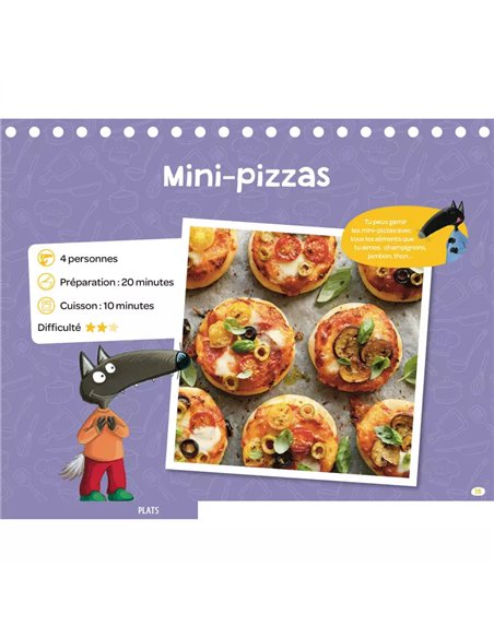 P'tit loup - Mes recettes en famille - Auzou