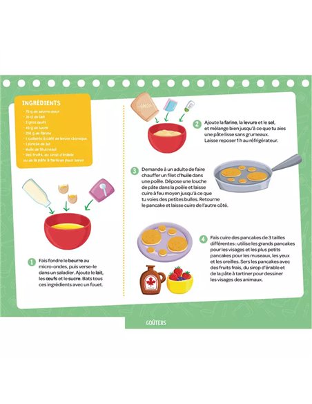 P'tit loup - Mes recettes en famille - Auzou