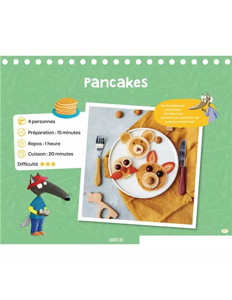 P'tit loup - Mes recettes en famille - Auzou