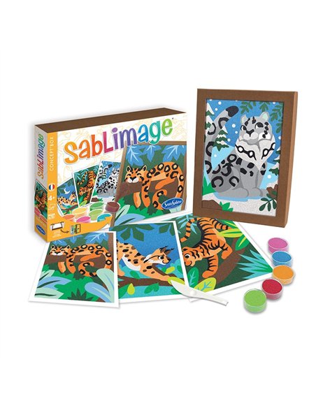 SABLIMAGE CONCEPT BOX - FELINS DU MONDE