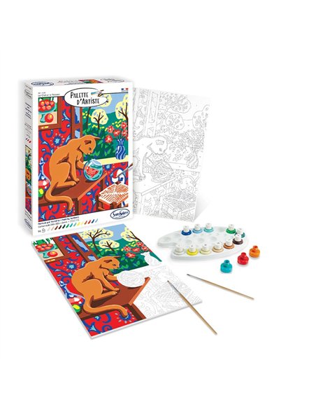 PALETTE D'ARTISTE - Le Chat et le Poisson - Sentosphère