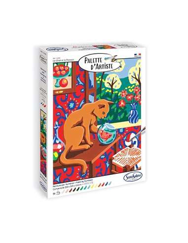 PALETTE D'ARTISTE - Le Chat et le Poisson - Sentosphère