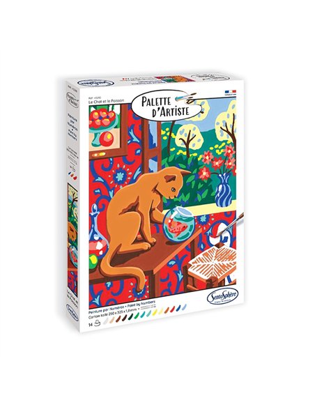 PALETTE D'ARTISTE - Le Chat et le Poisson - Sentosphère