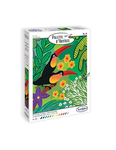 PALETTE D'ARTISTE - Les Toucans - Sentosphère