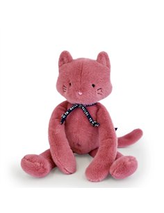 CHAT Méloé 37 cm - poudre de rose