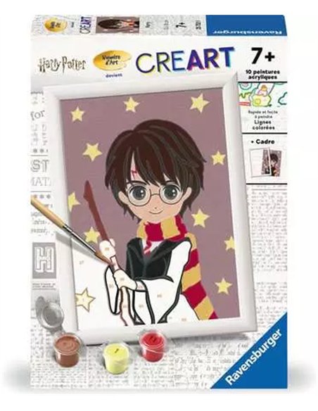Peinture par numéro - CreArt Kids - 13x18cm - Harry Potter