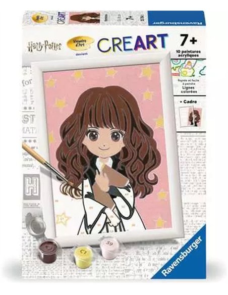Peinture par numéro - CreArt Kids - 13x18cm - Hermione