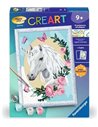 Peinture par numéro enfant - CreArt Kids - 18x24cm - Licorne fleurie