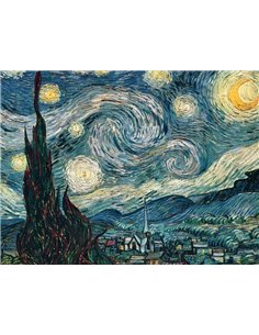 Puzzle 1500 pièces - La Nuit étoilée / Vincent Van Gogh 2