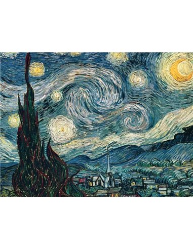Puzzle 1500 pièces - La Nuit étoilée / Vincent Van Gogh