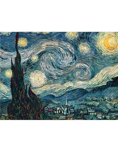 Puzzle 1500 pièces - La Nuit étoilée / Vincent Van Gogh