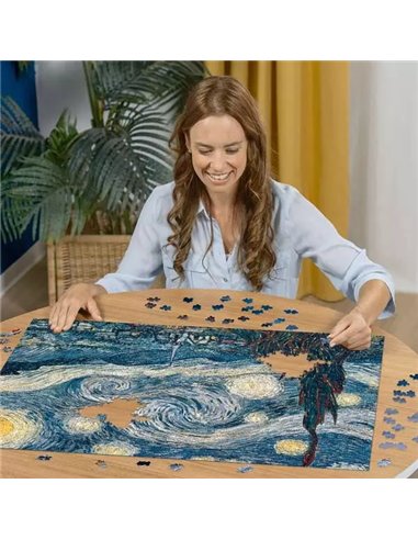 Puzzle 1500 pièces - La Nuit étoilée / Vincent Van Gogh