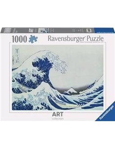 Puzzle 1000 pièces - La Grande vague de Kanagawa / Hokusai