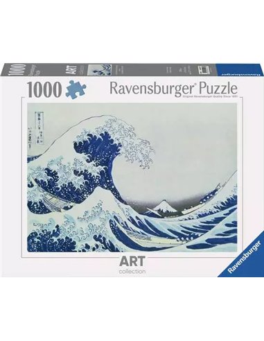 Puzzle 1000 pièces - La Grande vague de Kanagawa / Hokusai