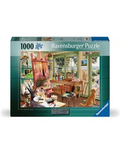 Puzzle 1000 pièces - Cabanon artiste