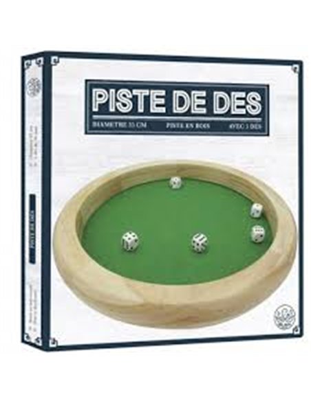 PISTE 35CM BOIS AVEC 5 DES