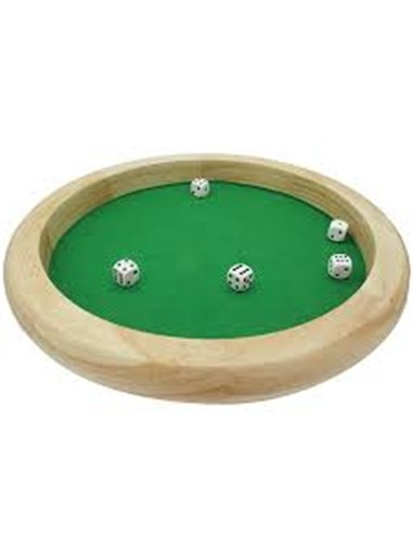 PISTE 35CM BOIS AVEC 5 DES
