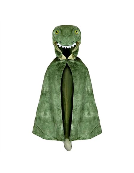 Cape de T. Rex avec capuche, taille 4-5 ans