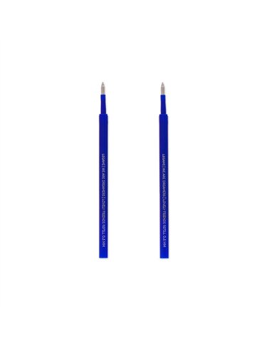 Set de 2 Recharges pour Stylo à Encre Gel - Lovely Friends - bleu - LEGAMI