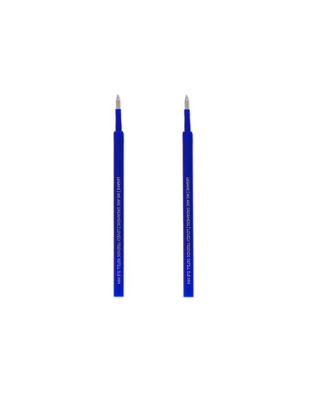 Set de 2 Recharges pour Stylo à Encre Gel - Lovely Friends - bleu - LEGAMI