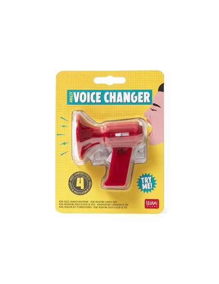 Mini Mégaphone Modificateur de Voix - Multi Voice Changer - Legami