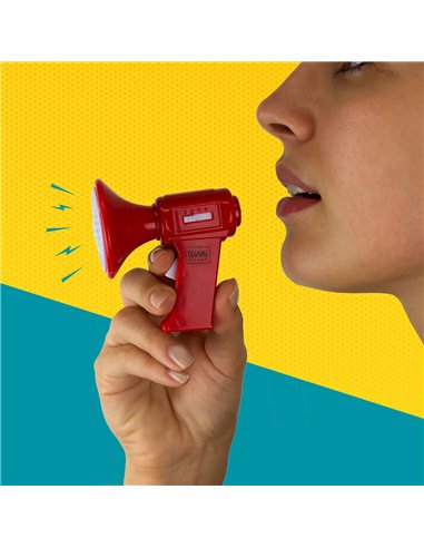 Mini Mégaphone Modificateur de Voix - Multi Voice Changer - Legami