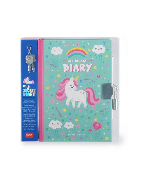 Journal Intime avec Cadenas - My Secret Diary licorne - Legami