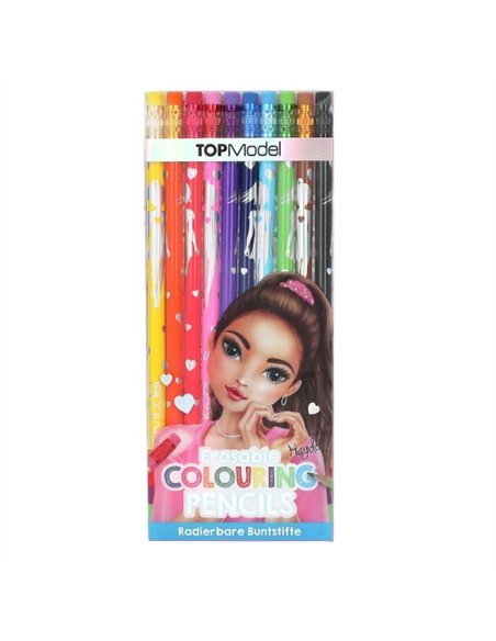 TOPModel Crayons de couleur gommables