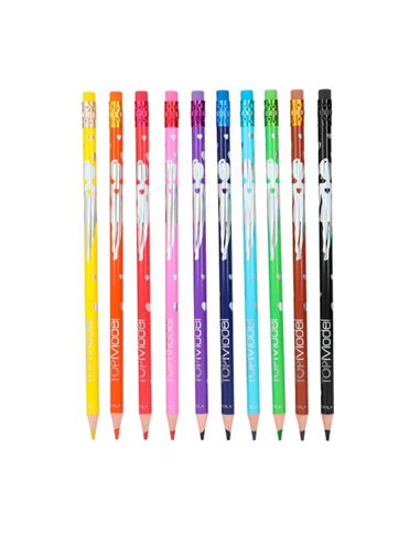 TOPModel Crayons de couleur gommables