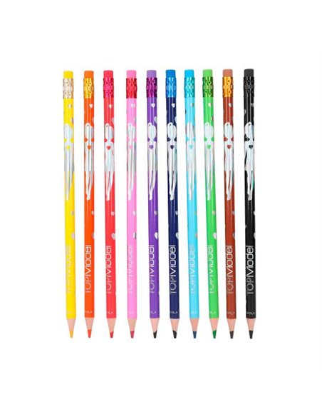 TOPModel Crayons de couleur gommables