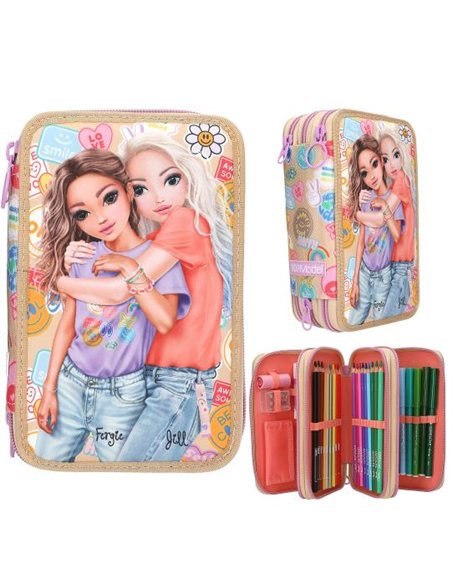 TOPModel Trousse 3 niveaux GIRL POWER