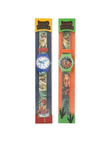 Dino World Montre avec bracelet silicone